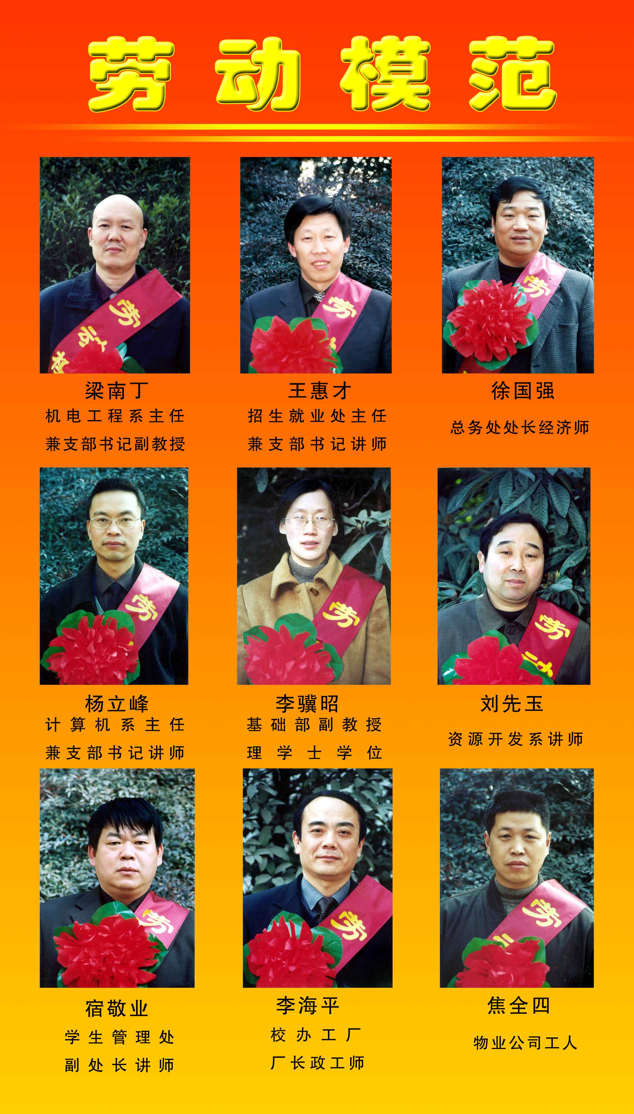 2003年度学院先进工作者